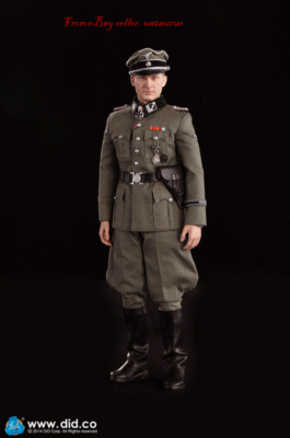 DID 1/6 Scale WWII German Panzer Officer Michael Wittmann P38