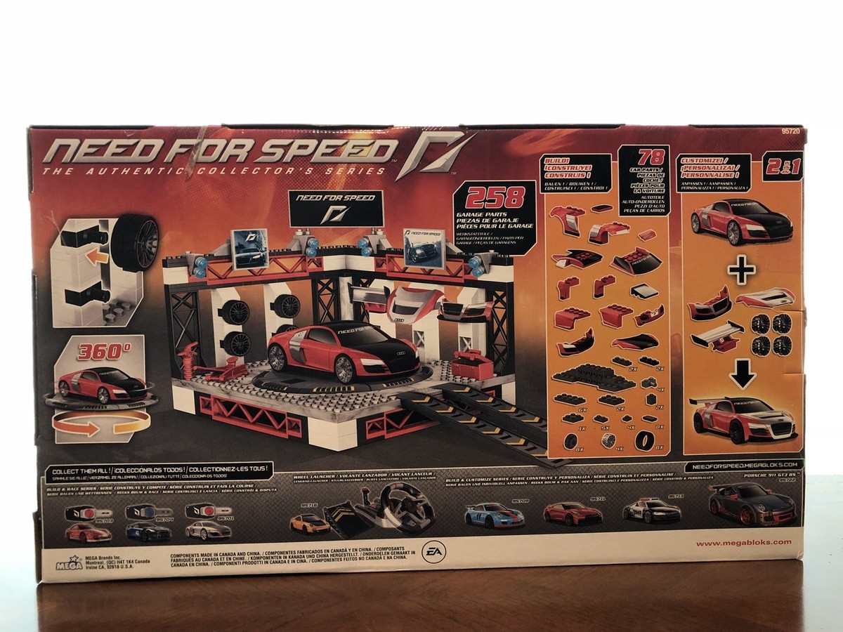 Mega Bloks - Need For Speed 95720 - Custom Garage 2 in 1 Audi R8