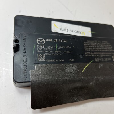 2023 MAZDA CX-5 TELEMATIC COMMUNICATION CONTROL MODULE KJK967CMYJ