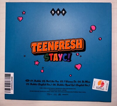 STAYC [TEEN FRESH] SUMIN Autographed Signed Digipak Album | eBay