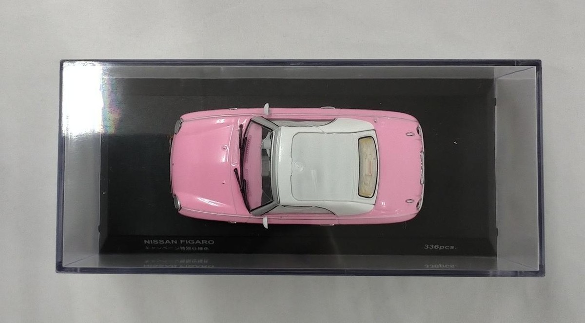 Kyosho Nissan Figaro 1/43 Mini car - Campaign Special Pink Color