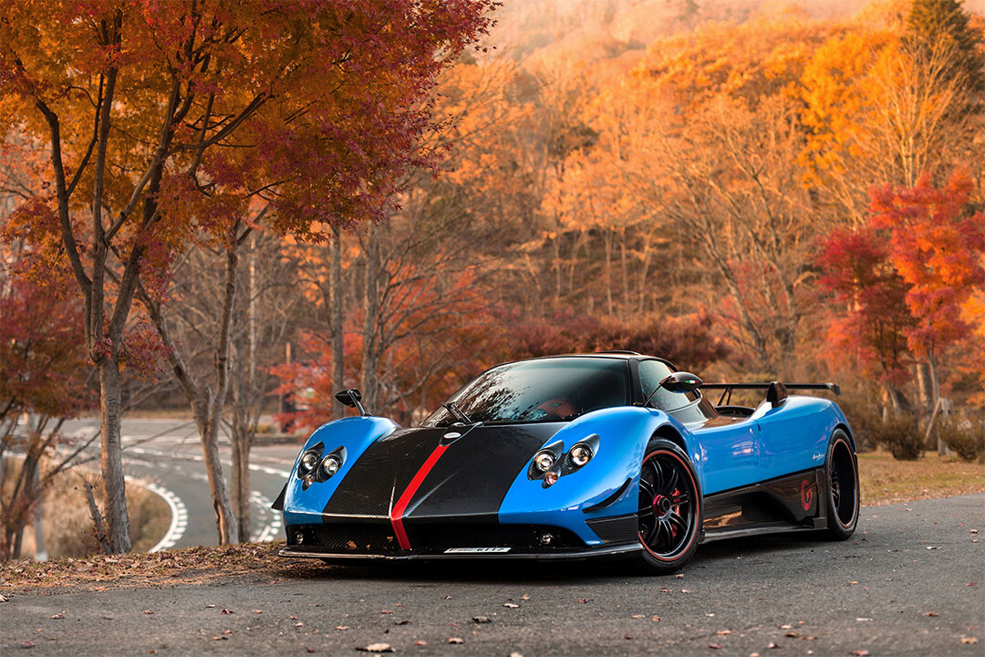 Pagani Zonda Cinque Roadster Racing Car Auto Wall Art Home Decor