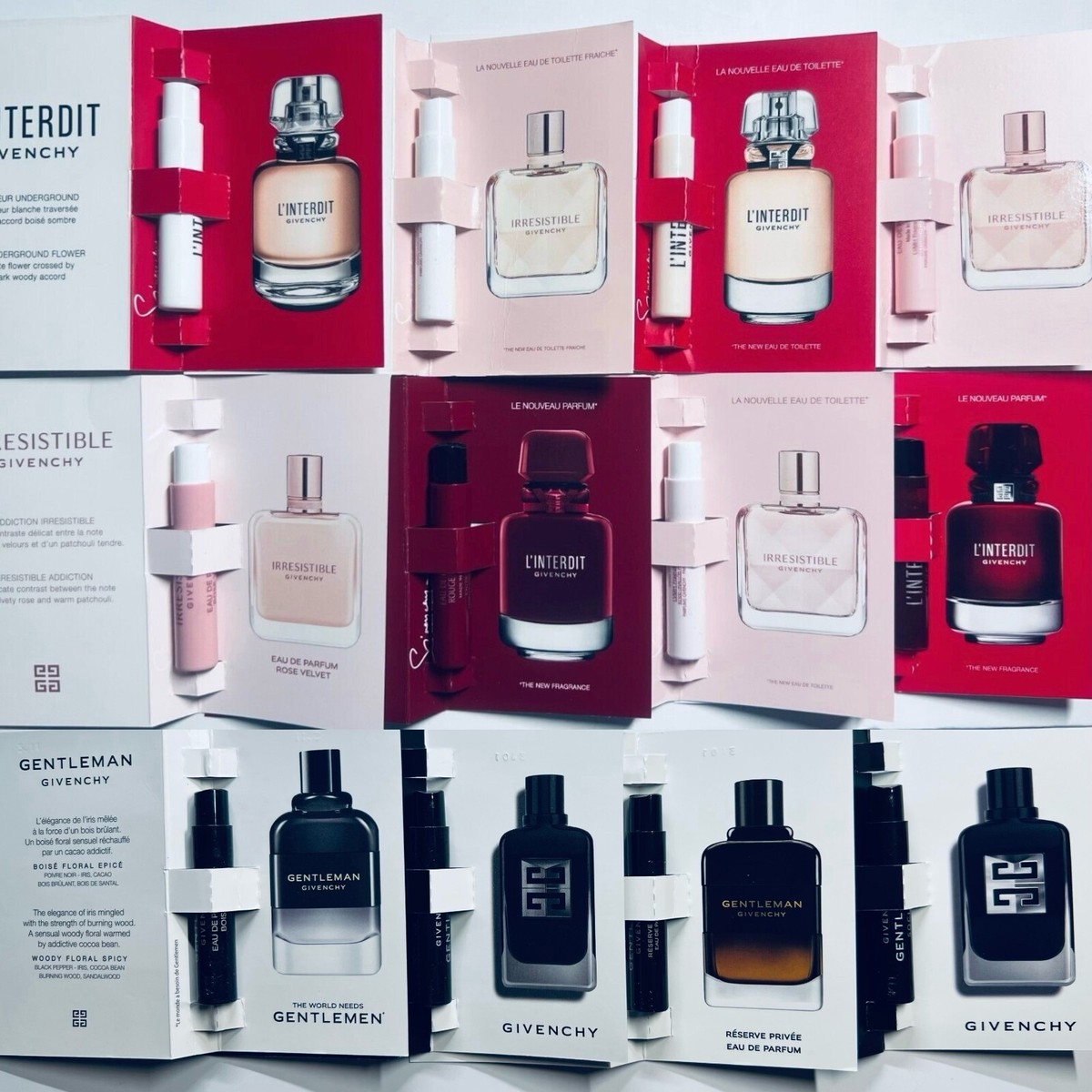 Givenchy Perfume Sample Spray 1ml / 0.03oz Choose your Scent | eBay