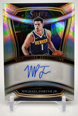 2020-21 Panini Select Signature Selections - Michael Porter JR