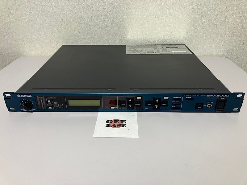 Yamaha SPX2000 Professional Multi-Effect Processor Confirmed