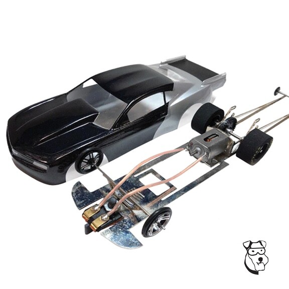 325X 1/24 3-N-1 Slot Drag Car RTR - CAMARO w/Phoenix Motor - By