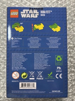 LEGO Star Wars 9003370 Boba Fett Watch FACTORY Sealed in Box NISB
