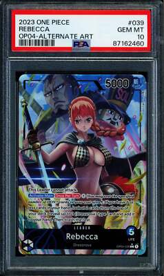 Rebecca - OP04-039 - PSA 10 - Alt Art - English - One Piece - 624