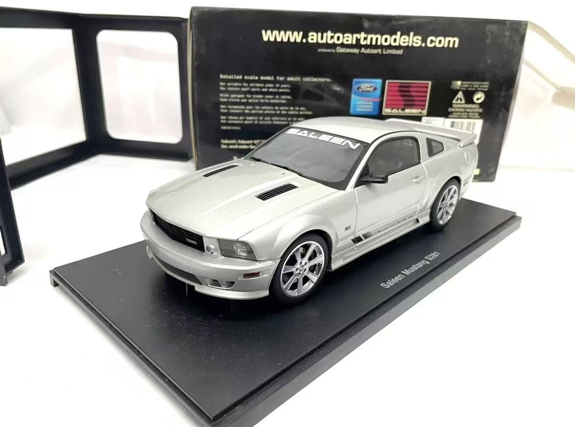 SUPER RARE* Autoart 1/18 SALEEN MUSTANG S281 EXTREME SILVER