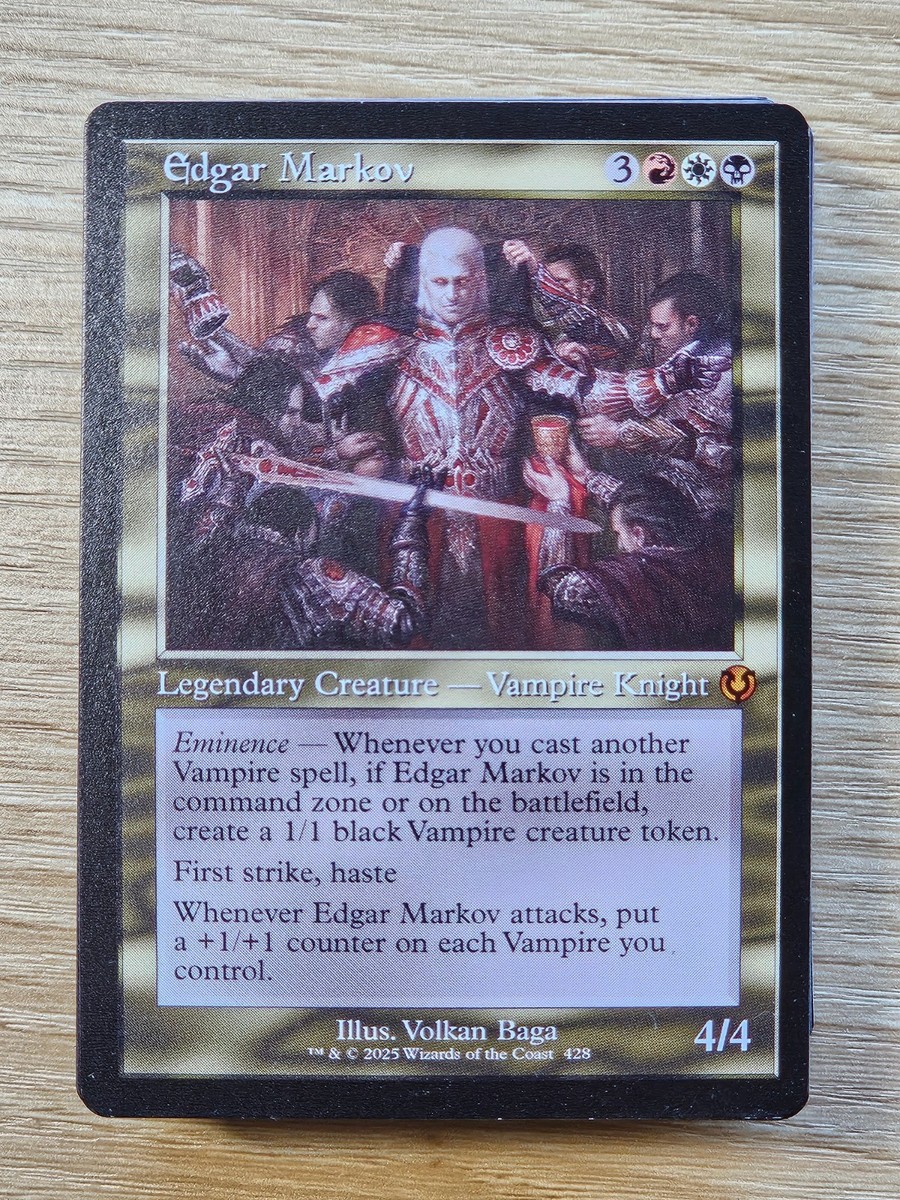 Custom Commander Deck ~ Scarlet Reign ~ Edgar Markov ~ 100 Card