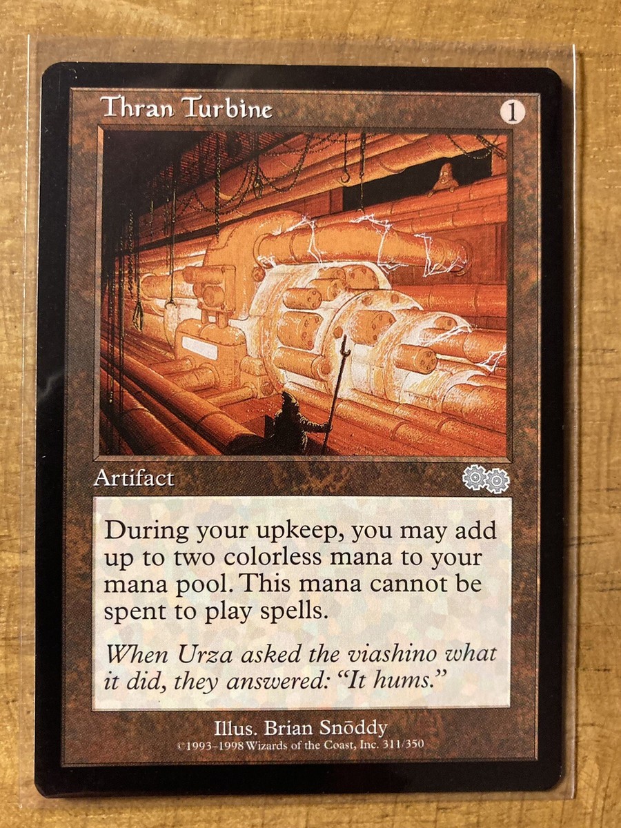 Magic The Gathering ✨ THRAN TURBINE ✨ Urza's Saga NM 1998