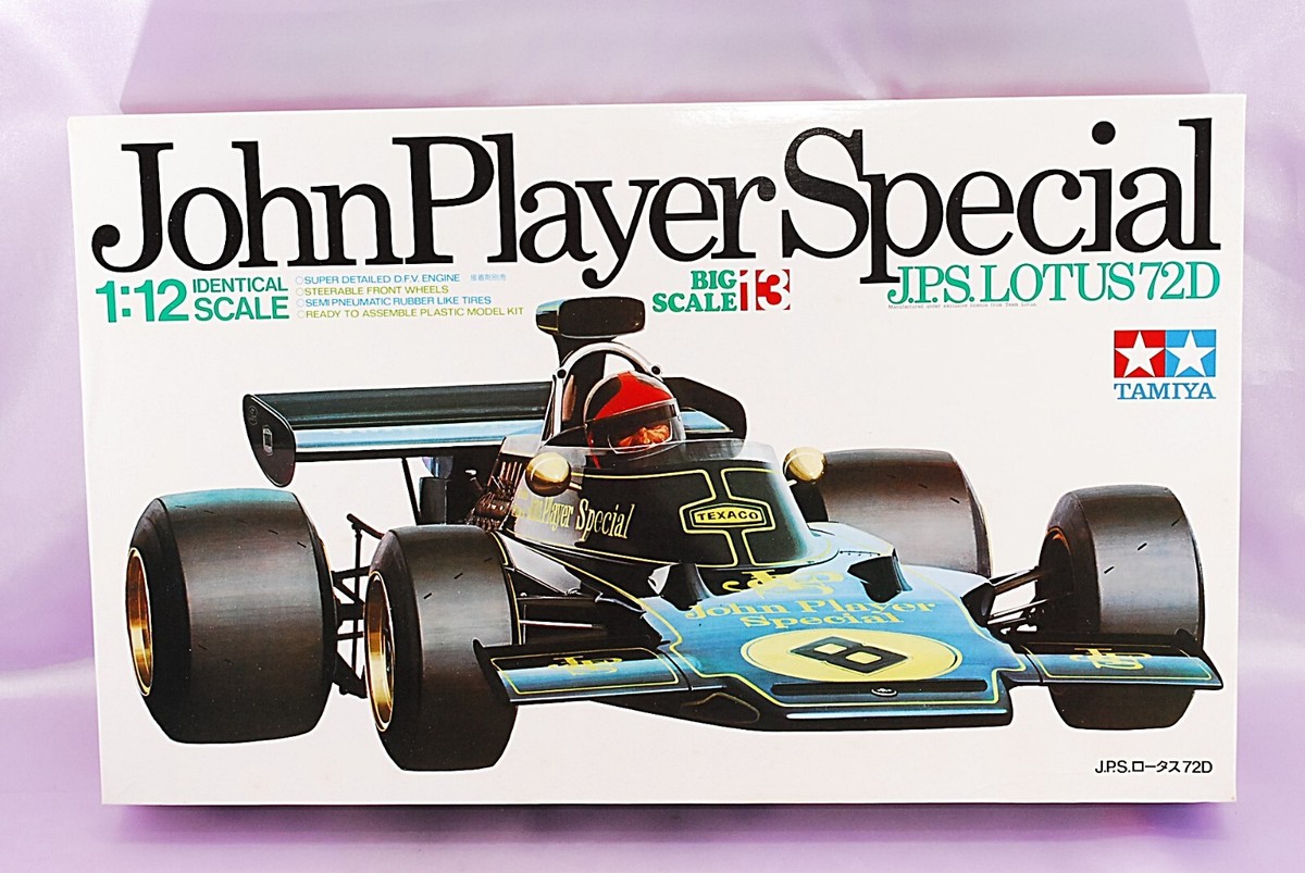TAMIYA 1/12 John Player Special J.P.S. LOTUS 72D F1 Car Model Kit