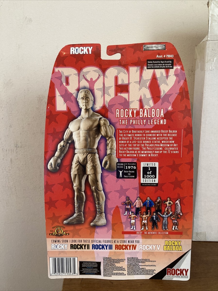 Rocky Balboa Statue Action Figure Limited 1 Of 1000 New RARE Jakks