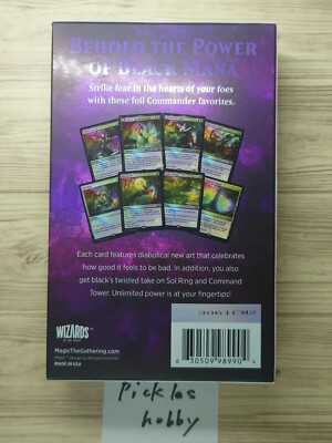 MTG Commander Collection Black Premium Edition *FOIL* New Unopened