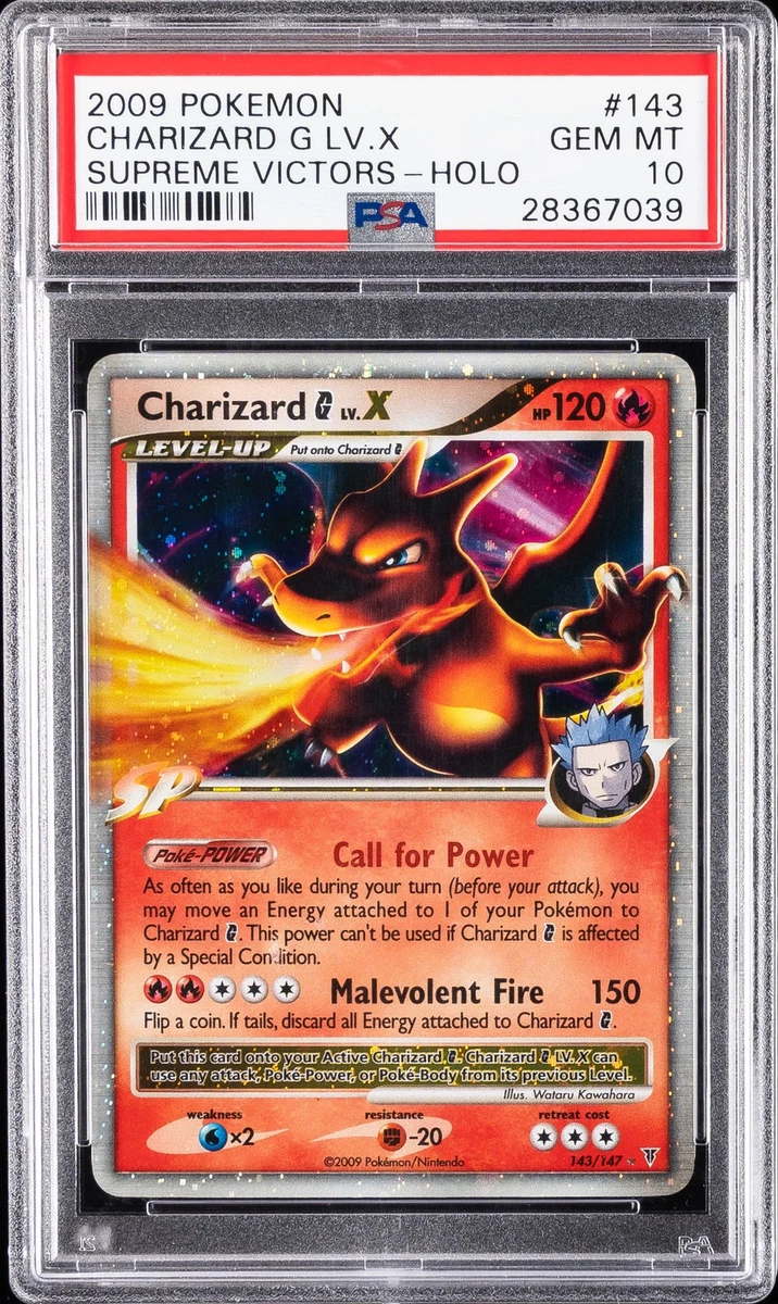 Charizard Pokémon TCG Professional Sports Authenticator (PSA