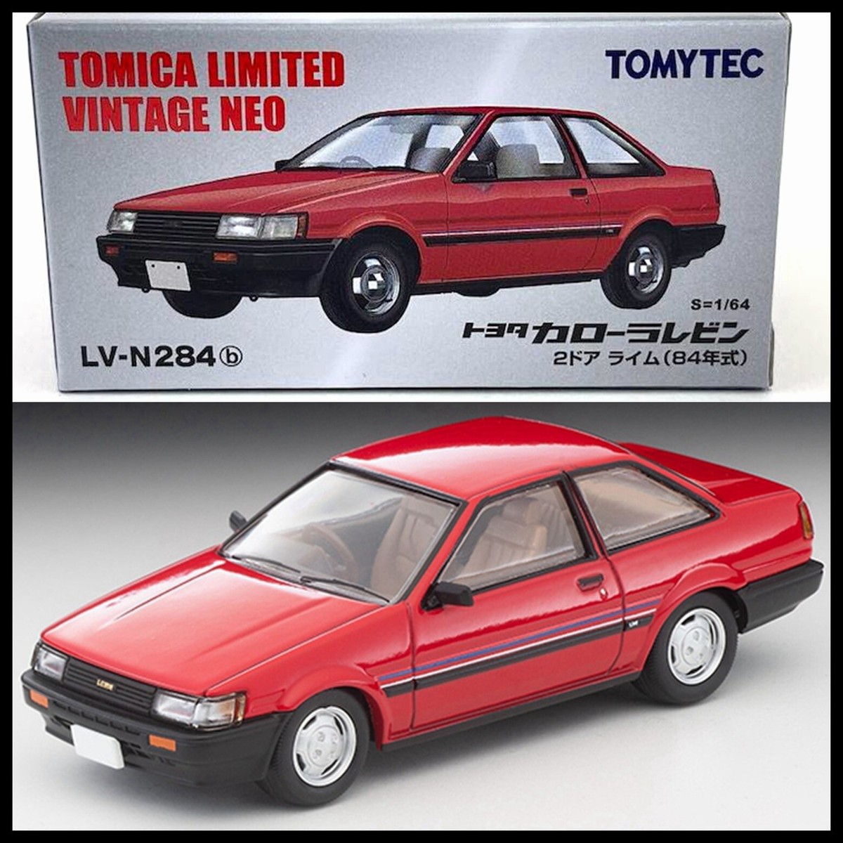 Tomica Limited Vintage NEO LV-N284b TOYOTA COROLLA LEVIN 2door