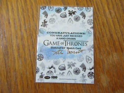 Game of Thrones The Iron Anniversary Series 1 Sketch Card by SETH