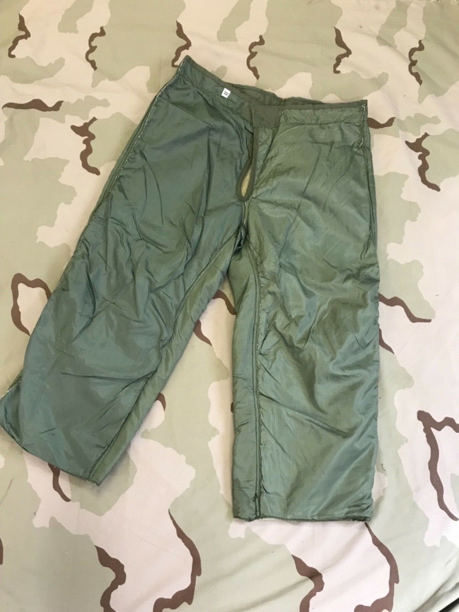 M-1951 OD M-51 FIELD Pants LINER Mohair Frieze Trouser WOOL MEDIUM