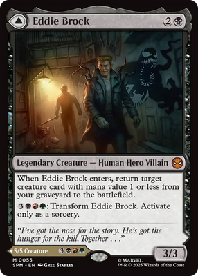 Eddie Brock // Venom, Lethal Protector (FOIL) x1 - MTG SPM #55 | eBay