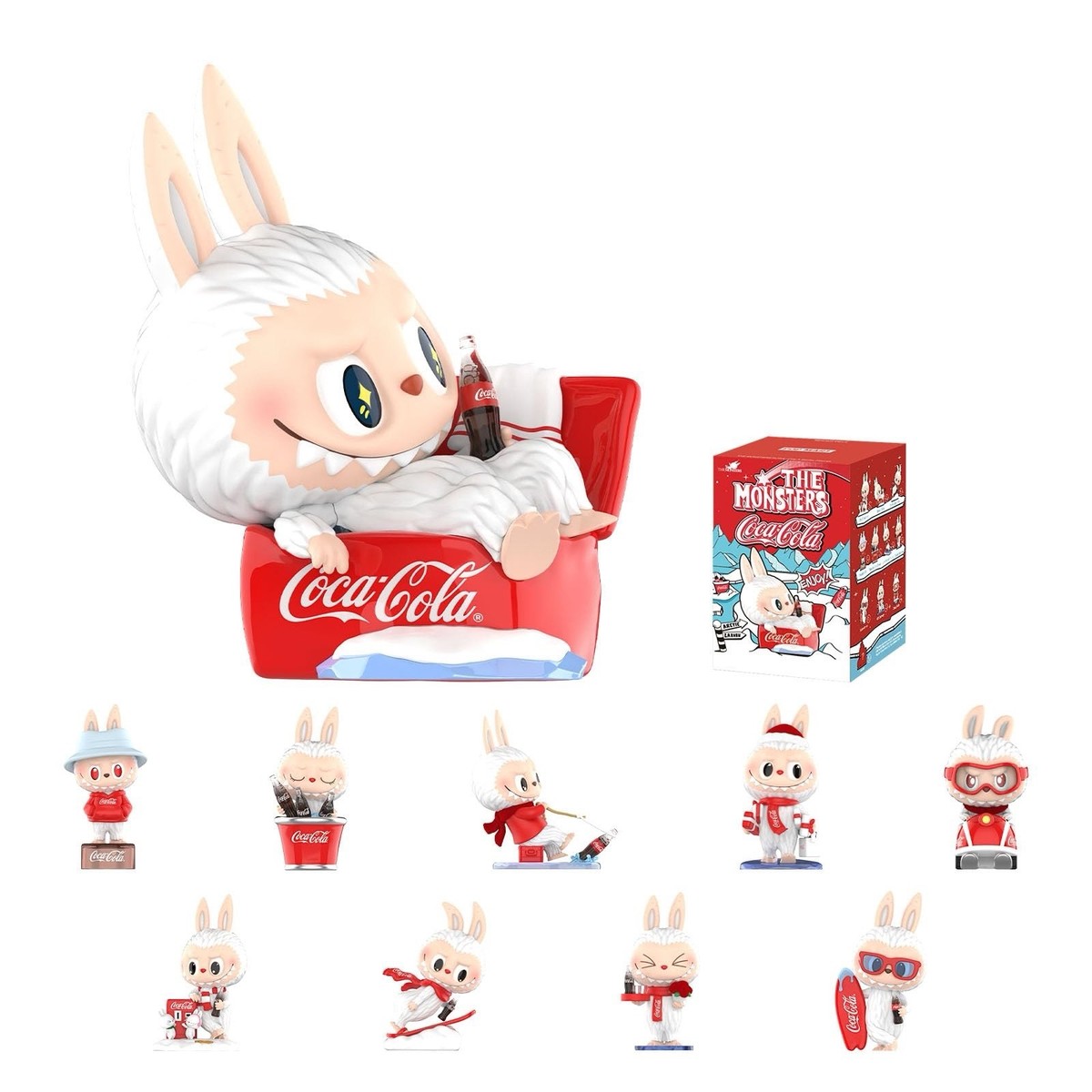 POP MART THE MONSTERS COCA COLA LABUBU Blind Box Figures - FULL