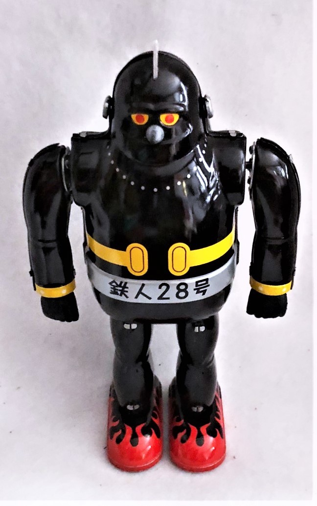 GIGANTOR FLAME FOOT OSAKA TIN WINDUP TOY OT-01 TETSUJIN-28 MIB 6