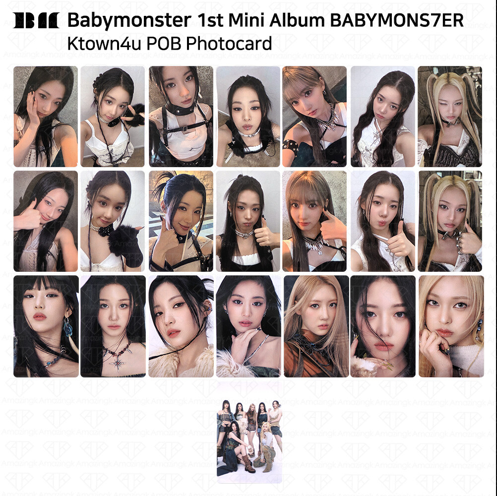 BABYMONSTER 1st Mini Album Babymons7er Sheesh POB Photocard AHYEON