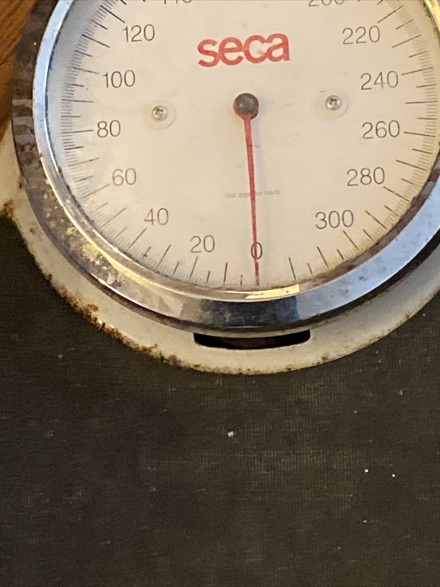 Vintage SECA Mechanical Bathroom Scale 320 Pound Max Made in West