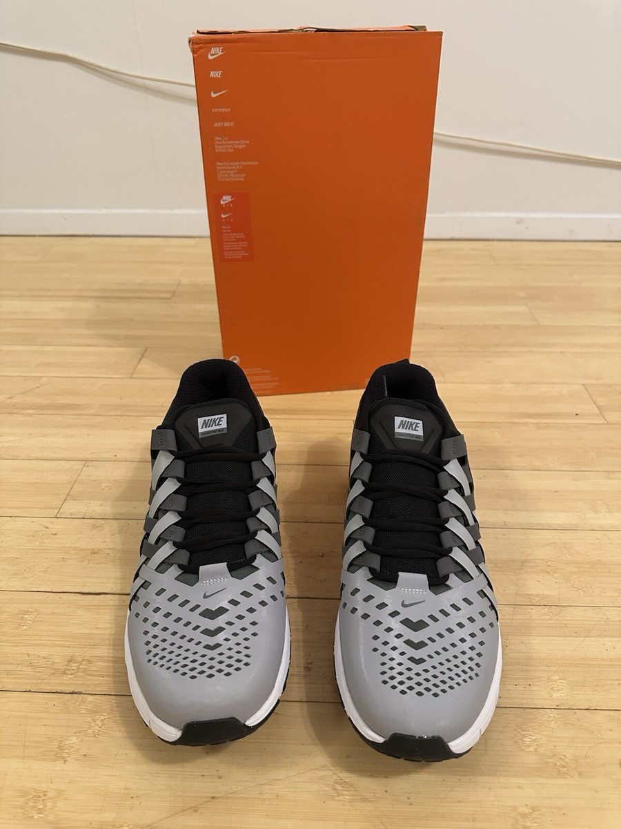 Size 16 Men Fingertrap Max NikeShoes 644673 002 Grey Black White