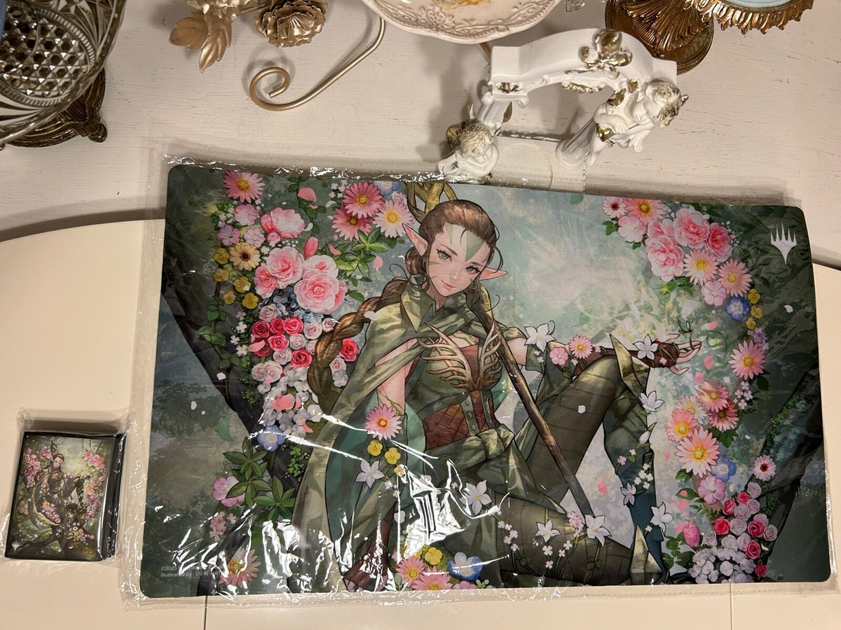 MTG Nissa, Resurgent Animist Playmat & Sleeve set New Sealed Japan