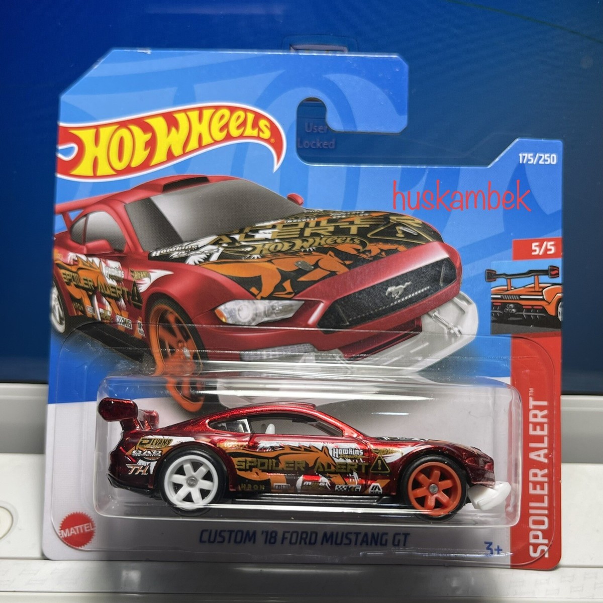 HOT WHEELS MINT SUPER TREASURE HUNT CUSTOM 18 FORD MUSTANG GT VHTF
