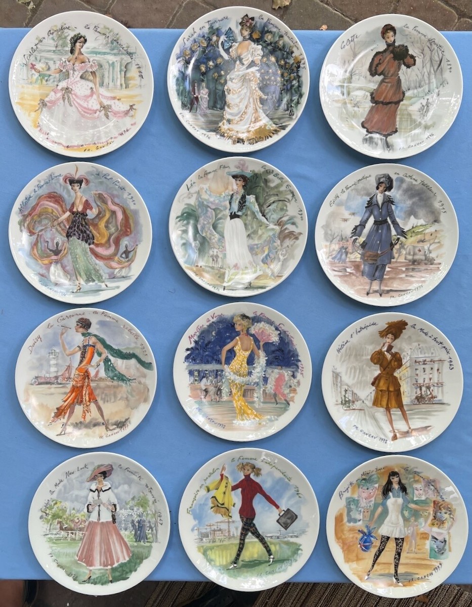 Complete Set 12 D'Arceau Limoges Women of the Century Collector