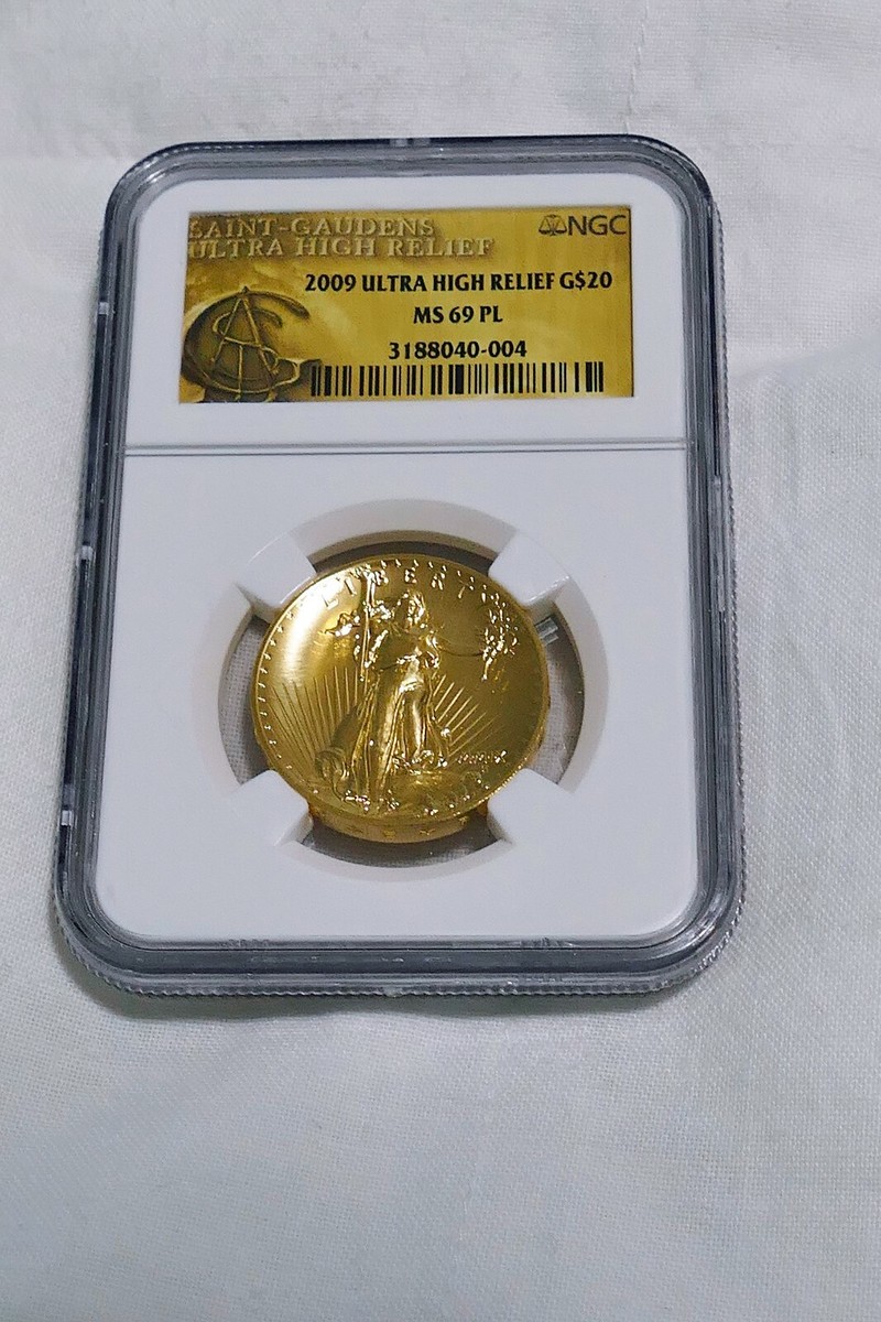 2009 $20 ULTRA HIGH RELIEF DOUBLE EAGLE GOLD COIN MS69 PL | eBay