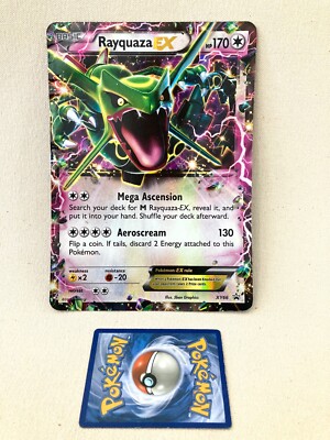 Pokemon Rayquaza EX XY66 Promo Oversized Jumbo Holo Foil Pokémon