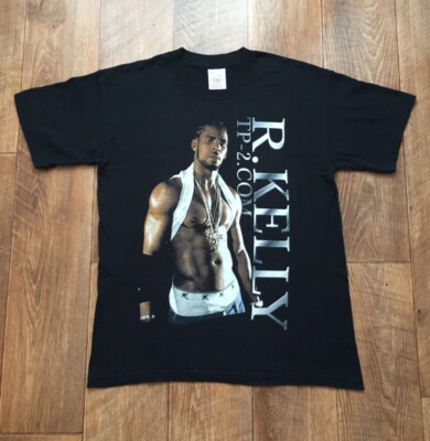 Vintage R.KELLY TP-2.COM The Tour 2001 T-Shirt Hip Hop Rap Tee