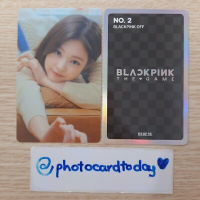 BLACKPINK THE GAME PHOTOCARD COLLECTION OFF OFFICIAL BPTG KPOP