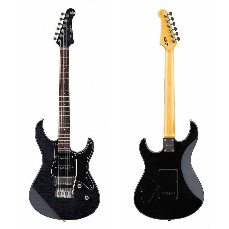 YAMAHA Pacifica612VIIFM Translucent Black TBL Electric Guitar 600