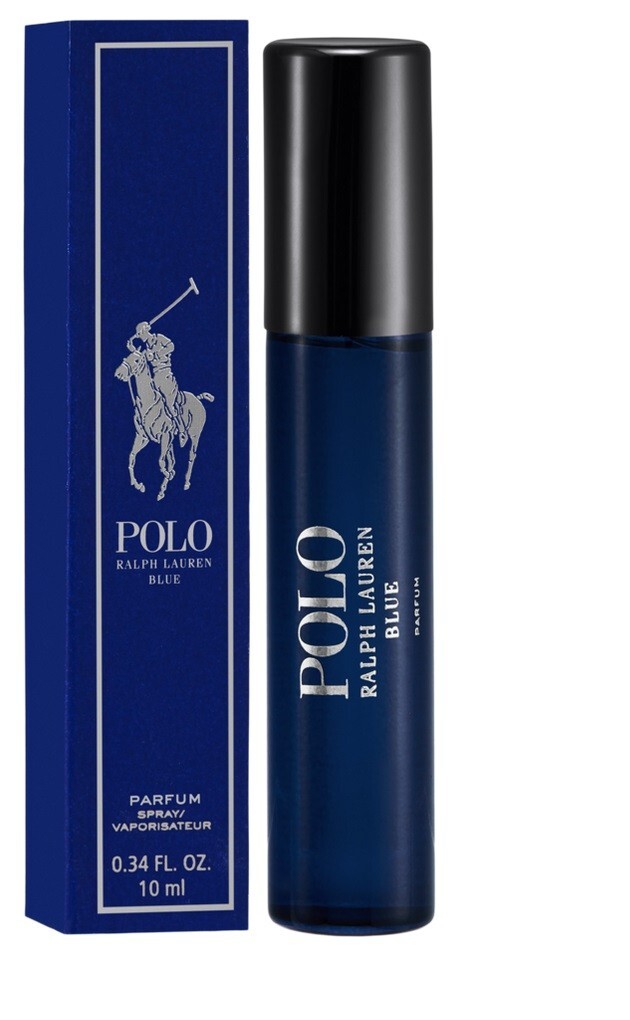 Ralph Lauren POLO BLUE PARFUM Travel Spray 0.34 fl oz NIB New