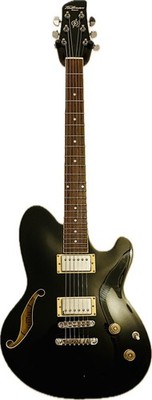 Ibanez Talman Artcore TXD71-BK Semi Hollow Set Neck Gloss Black HH