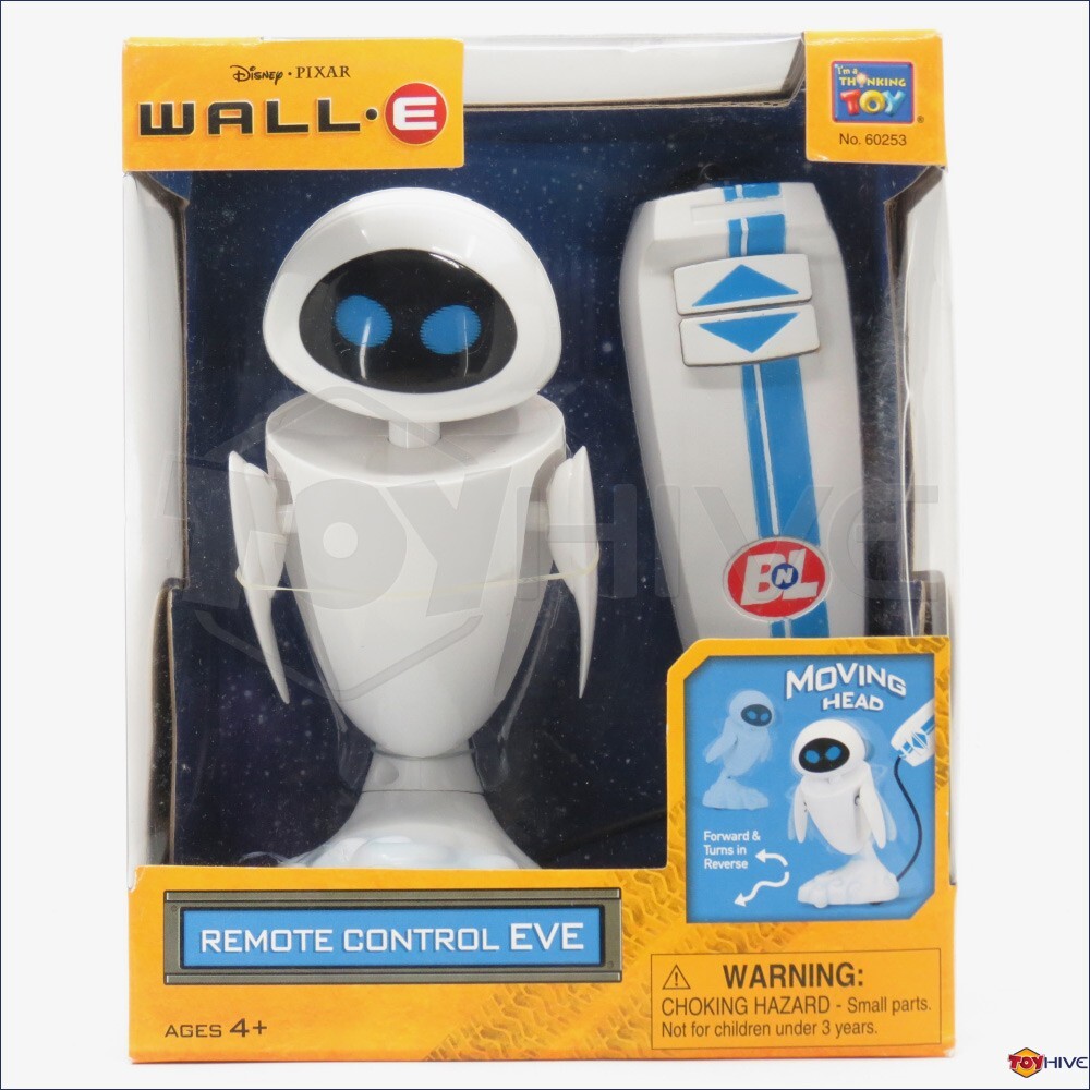 Disney Pixar Wall-E Remote Control RC Eve robot by Thinkway sealed