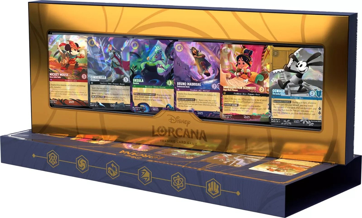 Disney D23 Collection Lorcana Card Box Set 2024 Exclusive D23