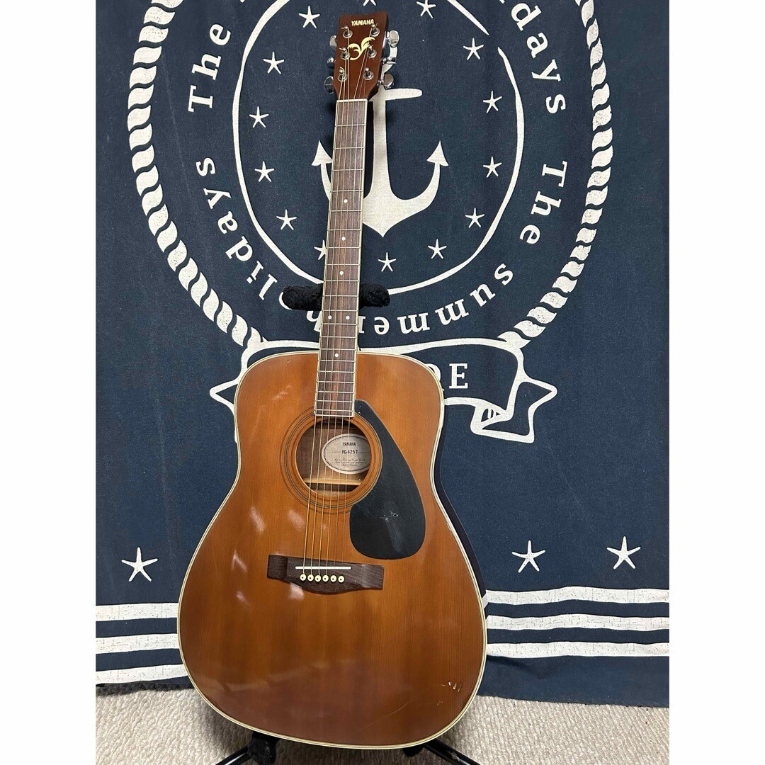 Acoustic Guitar Yamaha FG425T Tinted Natural Color Good sound | eBay