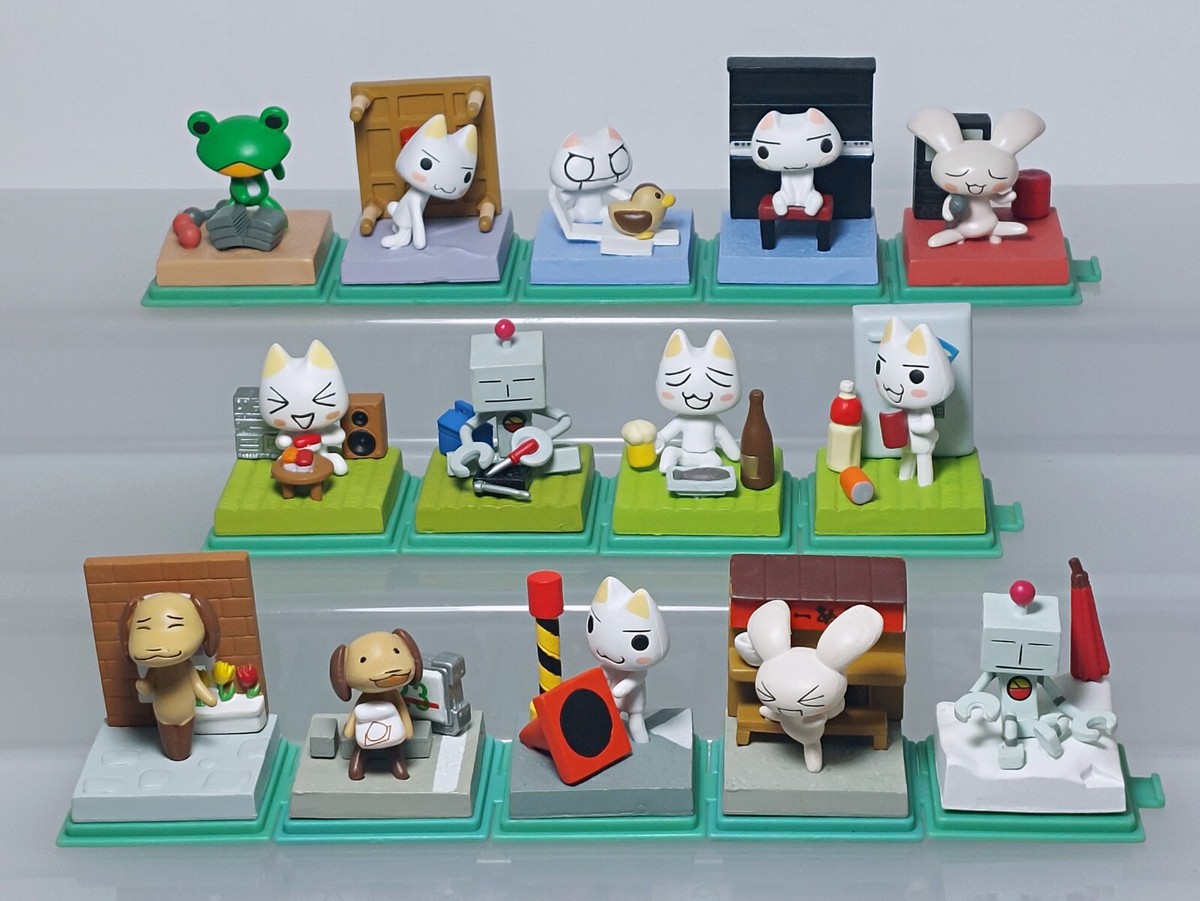 Doko Demo Issho Pocket World Figure Set Bandai 1998 Toro Inoue