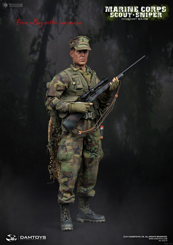 Perfect Damtoys 93018 Marine Corps Scout Sniper-- Sergeant Major
