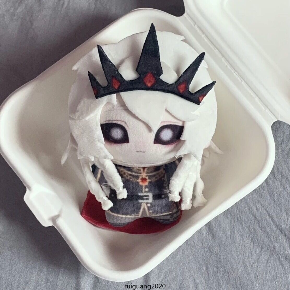 10cm Anime Identity V Cosplay Ithaqua Plush Backpack Keychain Doll