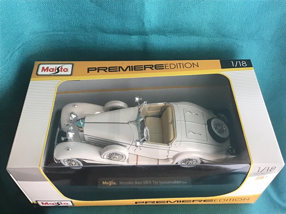 Maisto Premiere Edition 1/18 Mercedes-Benz 500 K Roadster, 1936