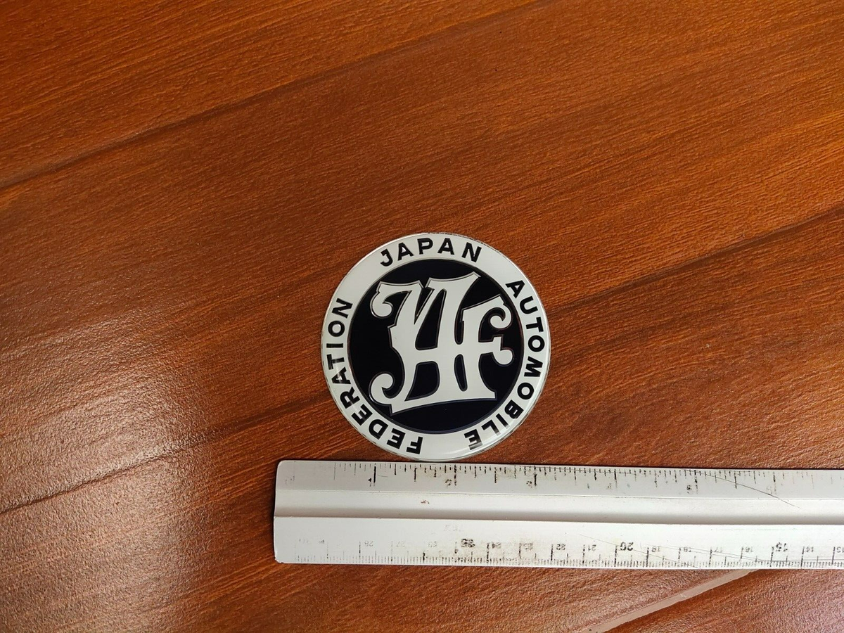 JAF Japan Automobile Federation JDM PVC Emblem Badge Sticker