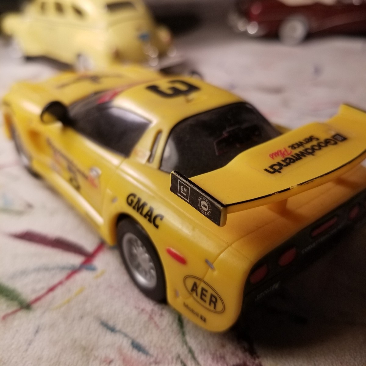 Goodwrench Yellow Corvette battery powered | eBay