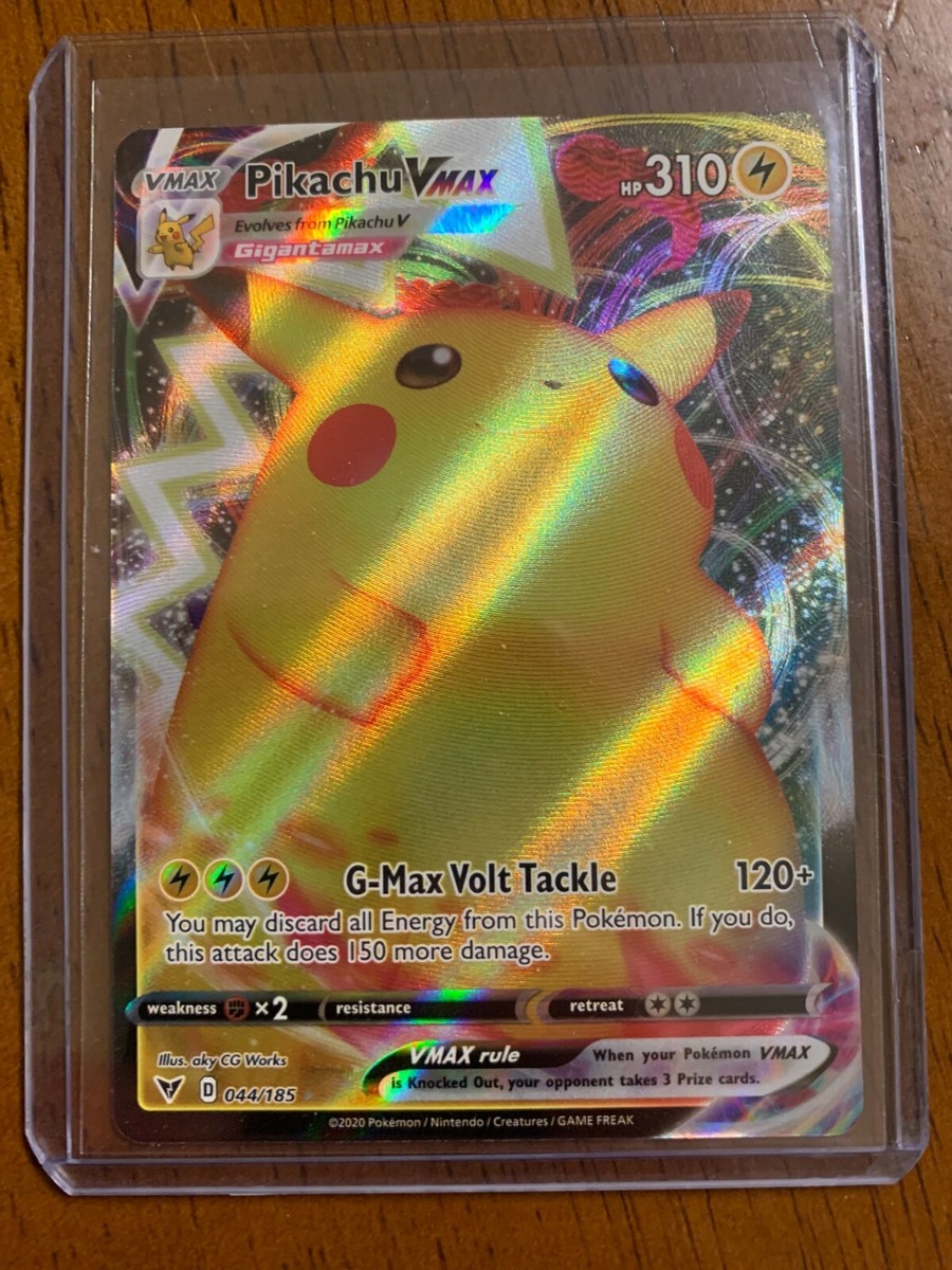 Pikachu VMAX - 044/185 - Ultra Rare Vivid Voltage - Pokemon Card