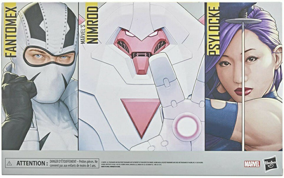 Marvel Legends Psylocke, Nimrod, and Fantomex - X-Men Dark Phoenix