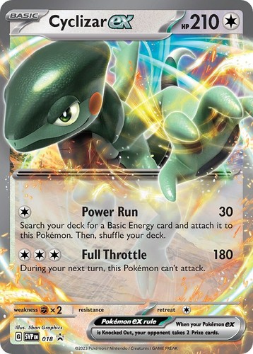Pokemon Cyclizar ex 018 Promo Jumbo Card | eBay